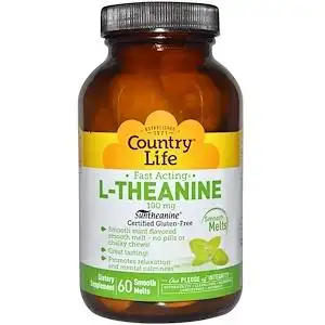 【iherb】 country life l-茶氨酸 100毫克 60片速融片 (discontinued