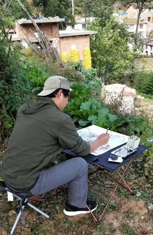 太行采风写生 - 美篇