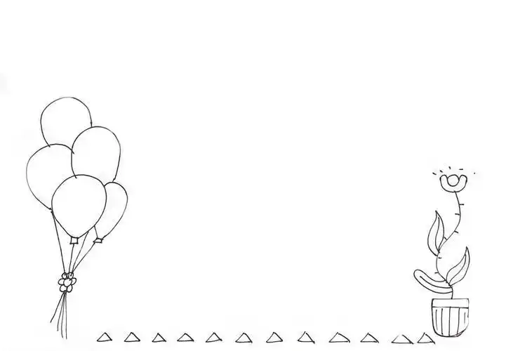 简单的关于气球的手抄报简单的手抄报
