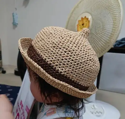 凉帽不用买自己动手钩一顶儿童魔法夏凉帽简单好学附教程