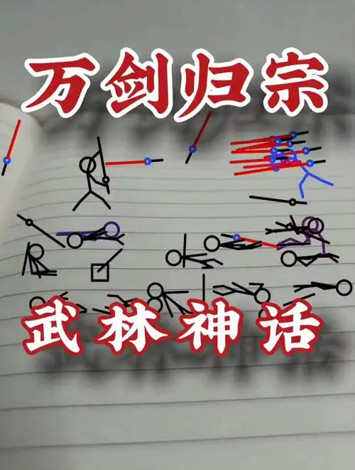 火柴人动画 万剑归宗 武林神话