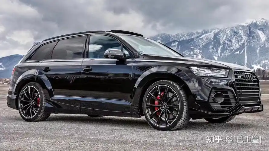 新款奥迪q7改装abt宽体大包围前杠后杠宽体轮眉侧裙门板