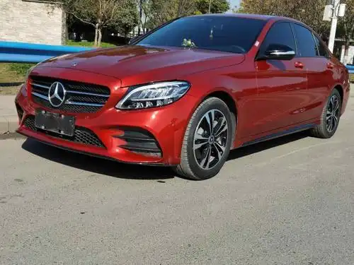 绍兴2019年9月奔驰奔驰c级2019款c260运动版红色手自一体