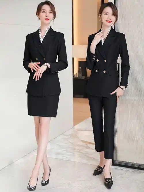 热销高端职业套装女秋冬正品_诗璐雅高级感西装套装女设计感小众秋冬