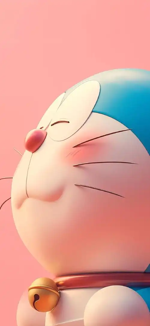 二次元新鲜事##机器猫壁纸##ai##可爱卡通##手机壁纸