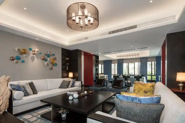 客厅沙发2装修效果图简洁257平欧式样板间客厅效果