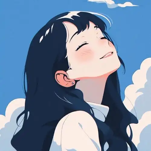 蓝色调363436373039动漫头像 治愈系