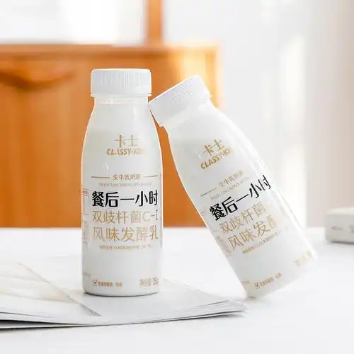 卡士酸奶餐后一小时益生菌250g6瓶装原味发酵乳低温风味酸牛奶
