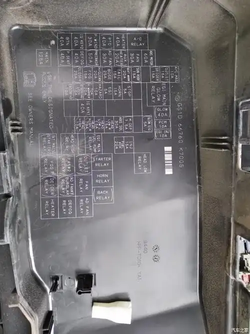 马六睿翼节气门保险丝是哪个