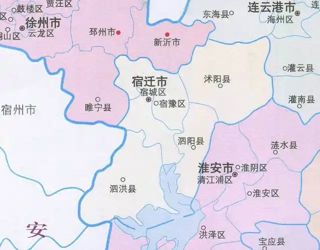沭阳最新地图 宿迁市沭阳县 灌云县 灌南县