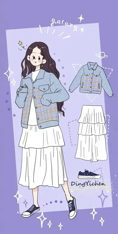 服装设计少女心服装动漫人设