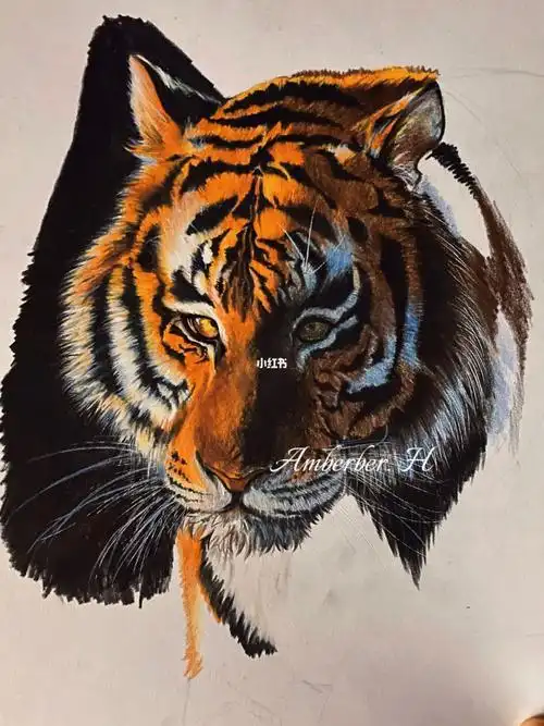 老虎的绘画老虎的绘画简笔画