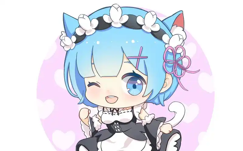 【动漫q版绘画】雷姆