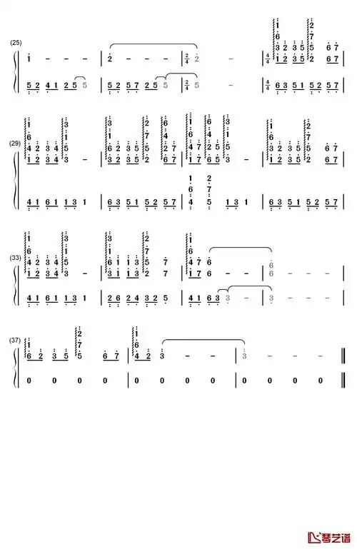 old memory钢琴简谱-数字双手-sphere-简谱网