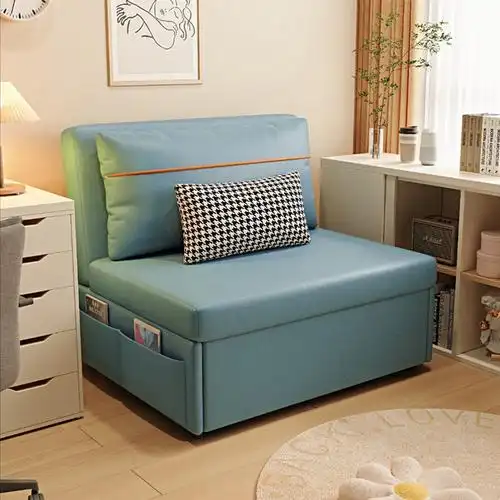 高端折叠沙发床两用新款科技布无扶手单双人客厅办公室小户型沙发