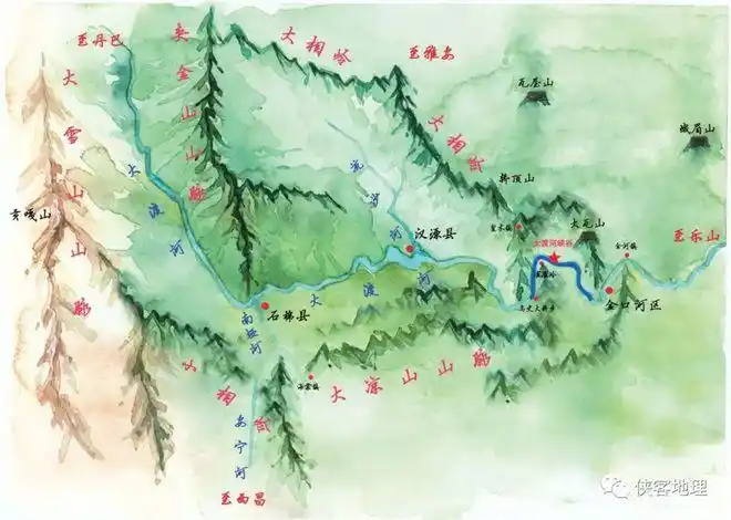 大渡河秘史一条河流不为人知的秘密