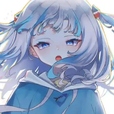 蓝色系女生头像山河远阔人间烟火