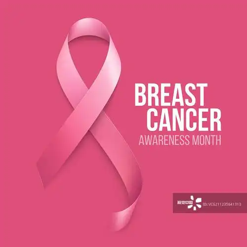 乳腺癌意识丝带背景