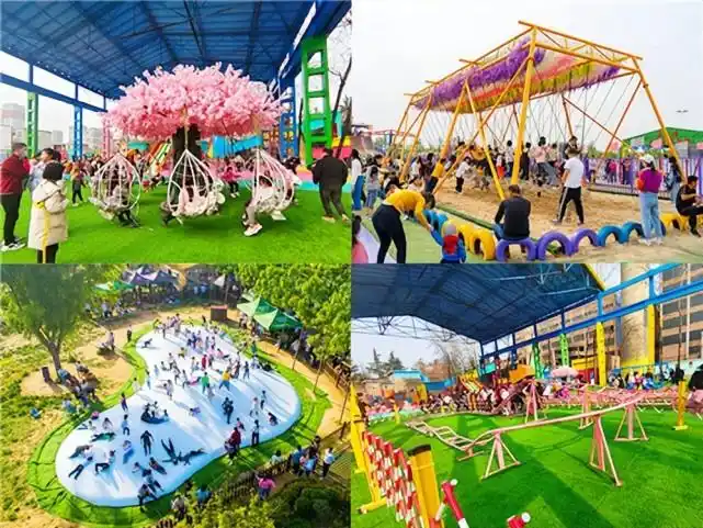 无动力儿童游乐园无动力儿童游乐园可划分为三个区域