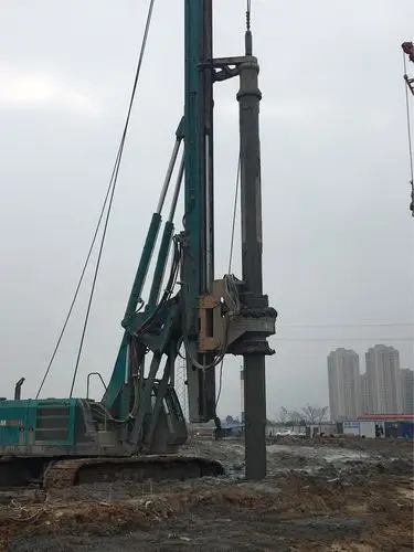 写美篇2,住院楼及地下室基坑支护灌注桩施工完成10根; 3,高压旋喷桩机