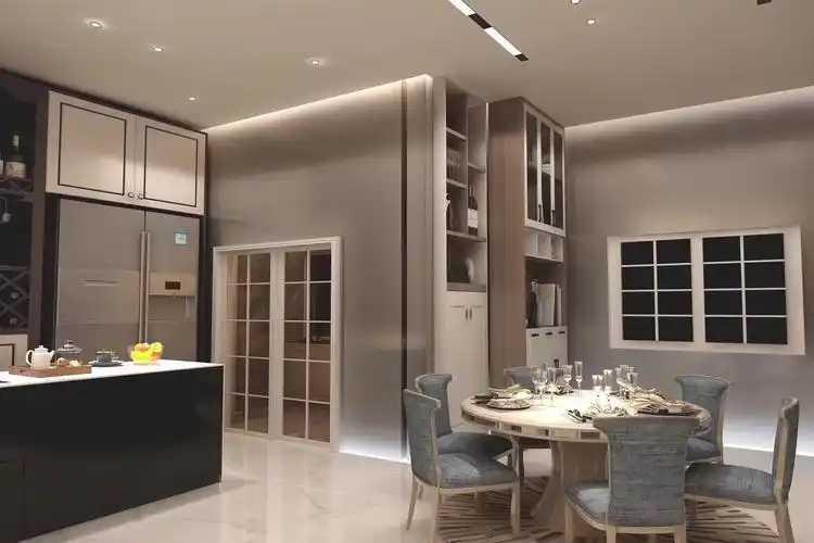 这样的餐厅无主灯设计太有魅力格调了你家餐厅安排上了吗