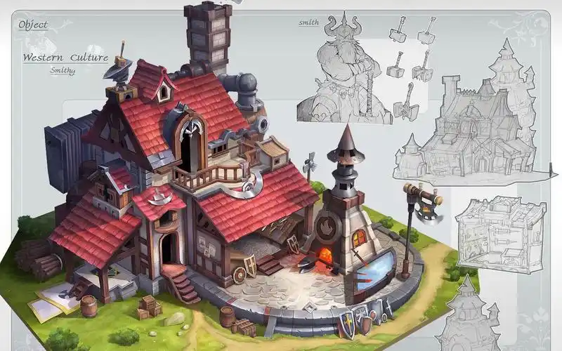 活动  【3dmax场景建模】原来游戏里面的场景都是这样做出来的!