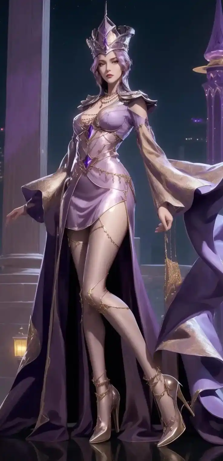 斗罗大陆比比东ai壁纸."请叫我教皇冕下." #国漫美女 # - 抖音