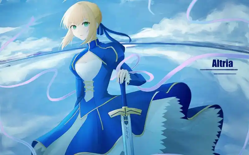 【板绘】fate saber-亚瑟王练习稿