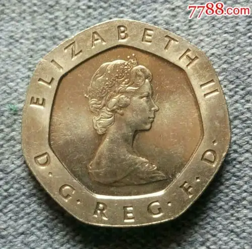 1982年英国20便士