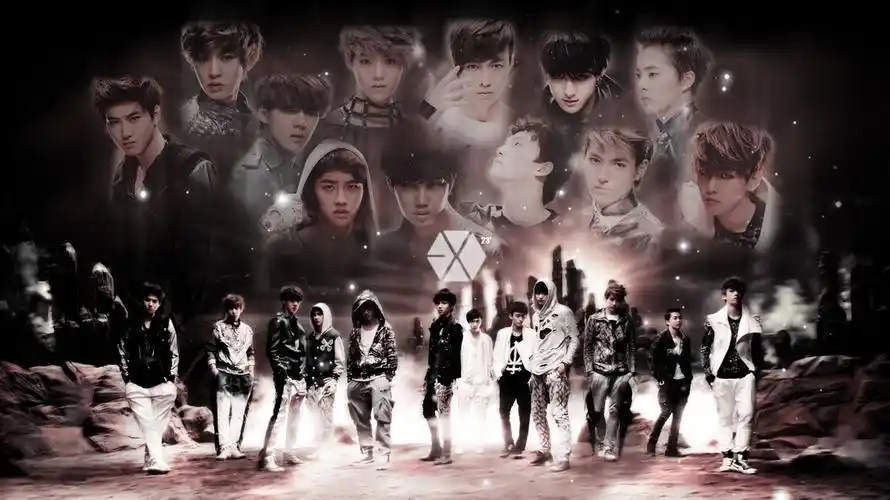 求exo的高清桌面壁纸