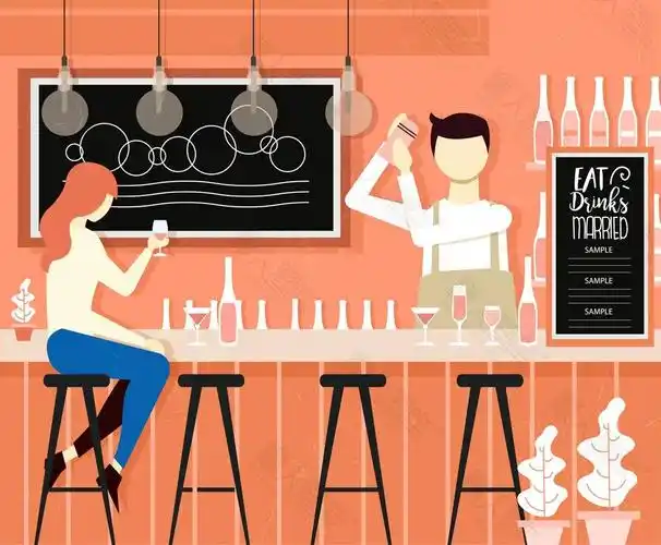 创意酒吧设计矢量素材-青年酒吧图片设计模板下载_懒人图库