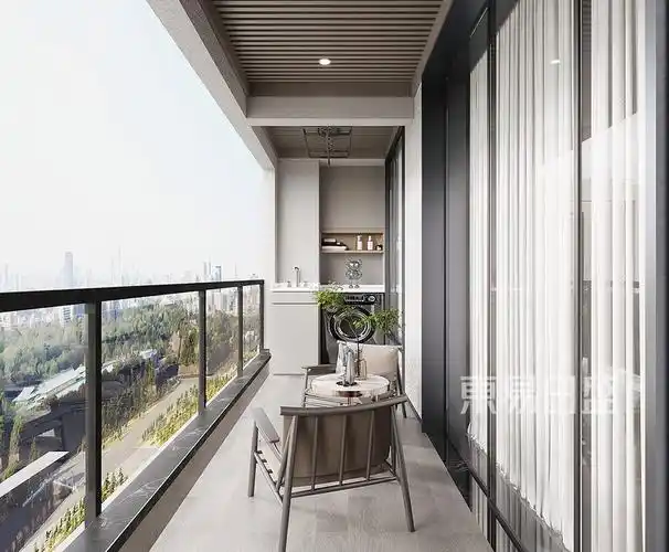 龙坞名筑497m05现代简约中式装修效果图