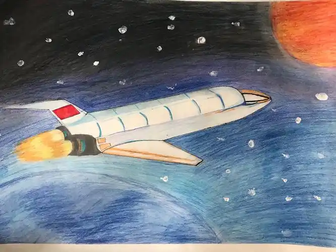 缤纷世界 手绘未来———保定市新市场小学三年级科幻画作品集