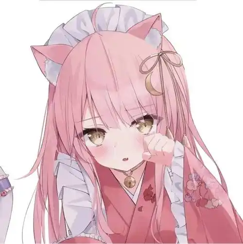 粉色系软妹头像今天的小姐姐有点可爱