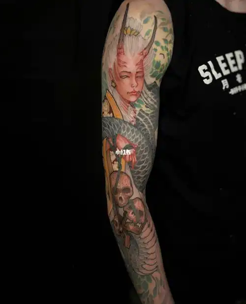 刺青  #纹身  #花臂纹身  #老传统纹身  #新传统纹身  #龙姬  #北京