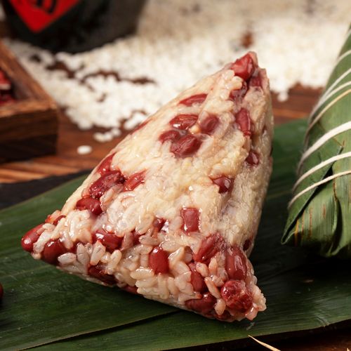 粽子手工新鲜农家招牌阿妹无糖原味红豆赤豆粽子