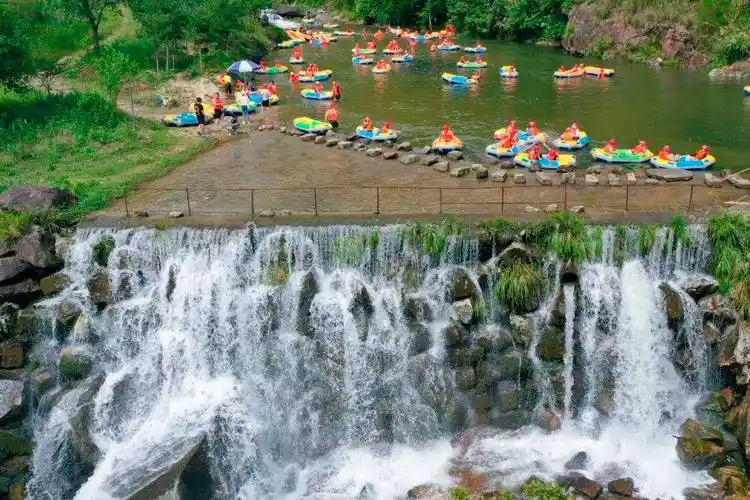 婺源五龙源极限漂流,带你一起畅快戏水!_冒险_大自然_水道