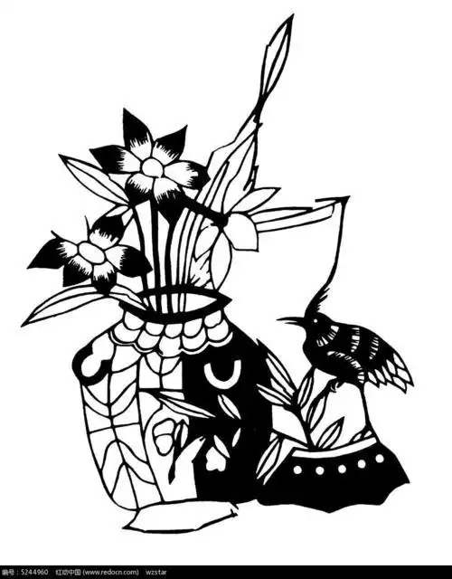 现代剪纸创意图片黑白 手工剪纸图片大全简单-蒲城教育文学网