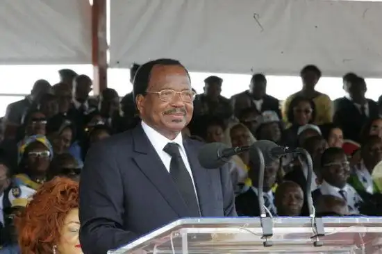 喀麦隆总统为中国贷款建设的克里比深水港奠基