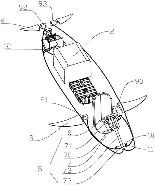 一种用于水上游玩的潜水快艇