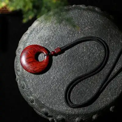 印度小叶紫檀挂件平安吉祥吊坠木质装饰品雕刻红木老料挂饰木雕