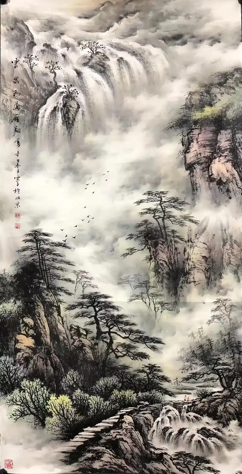 凌云子精品国画山水,欢迎收藏 - 抖音