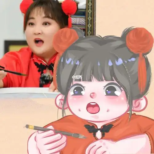 寻找小红书绘画大神  #零基础学画画  #贾玲  #q版  #我是原创插皇Ζ