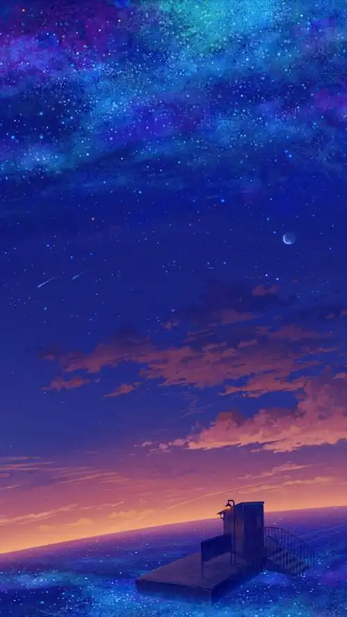 梦幻天空风景h5背景