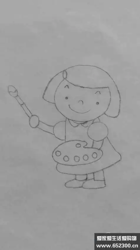 画家怎么画简笔画