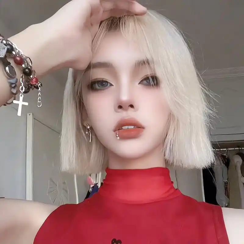 短发女生头像78