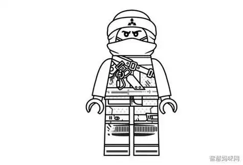 乐高幻影忍者简笔画怎么画所有人