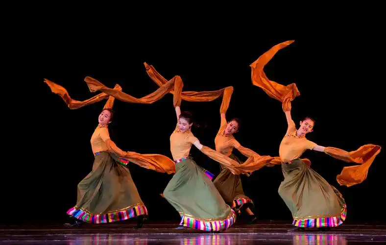 藏族女子群舞《卓表演性组合》舞者:中央民族大学舞蹈学院2015级表演