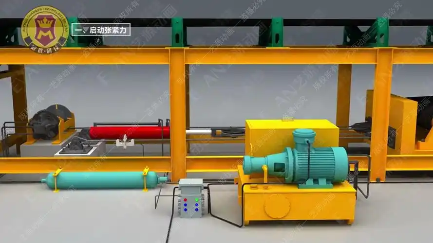 皮带机液压张紧装置