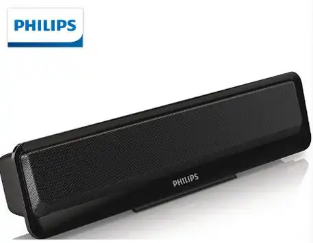 飞利浦(philips)spa2100 电脑手机多媒体音箱音响 便携迷你桌面音箱